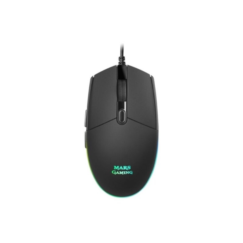 Rato Mars Gaming MMG Óptico 3200 DPI, RGB-Preto