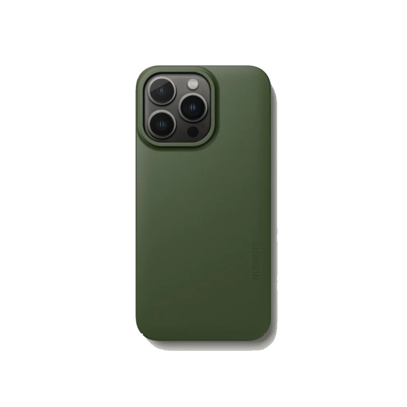 Capa de Silicone Verde para iPhone 13 Pro