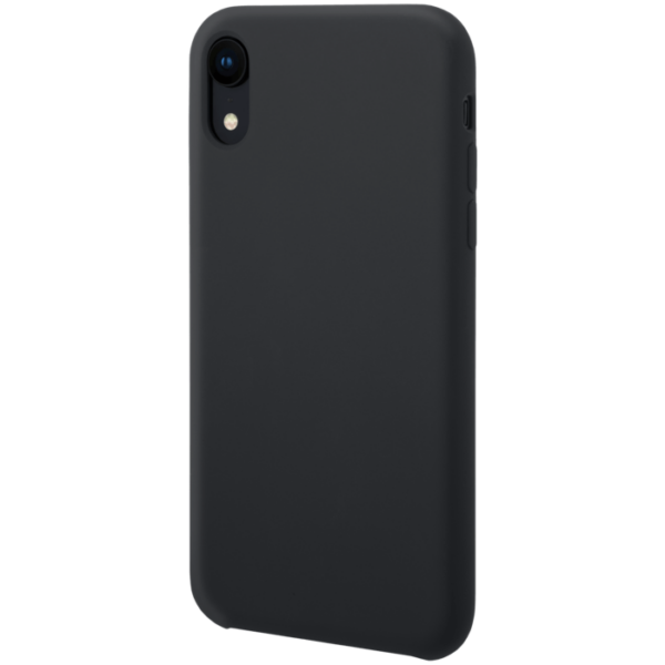 Capa de Silicone Preta iPhone XR