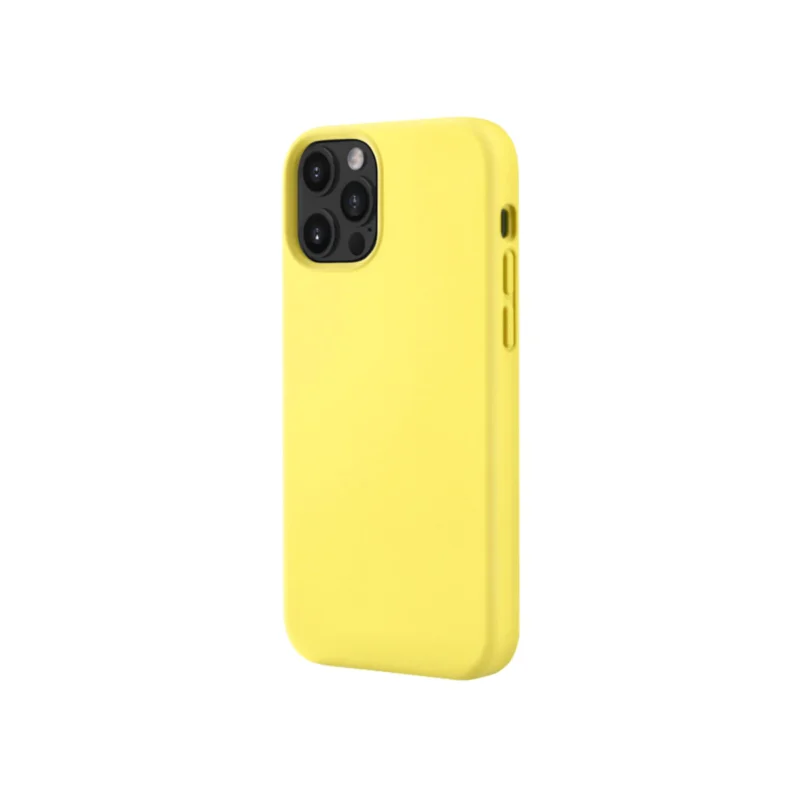 Capa de Silicone Amarela para iPhone 11 Pro Max