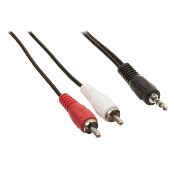 Cabo Jack 3.5mm para 2 RCA 3M