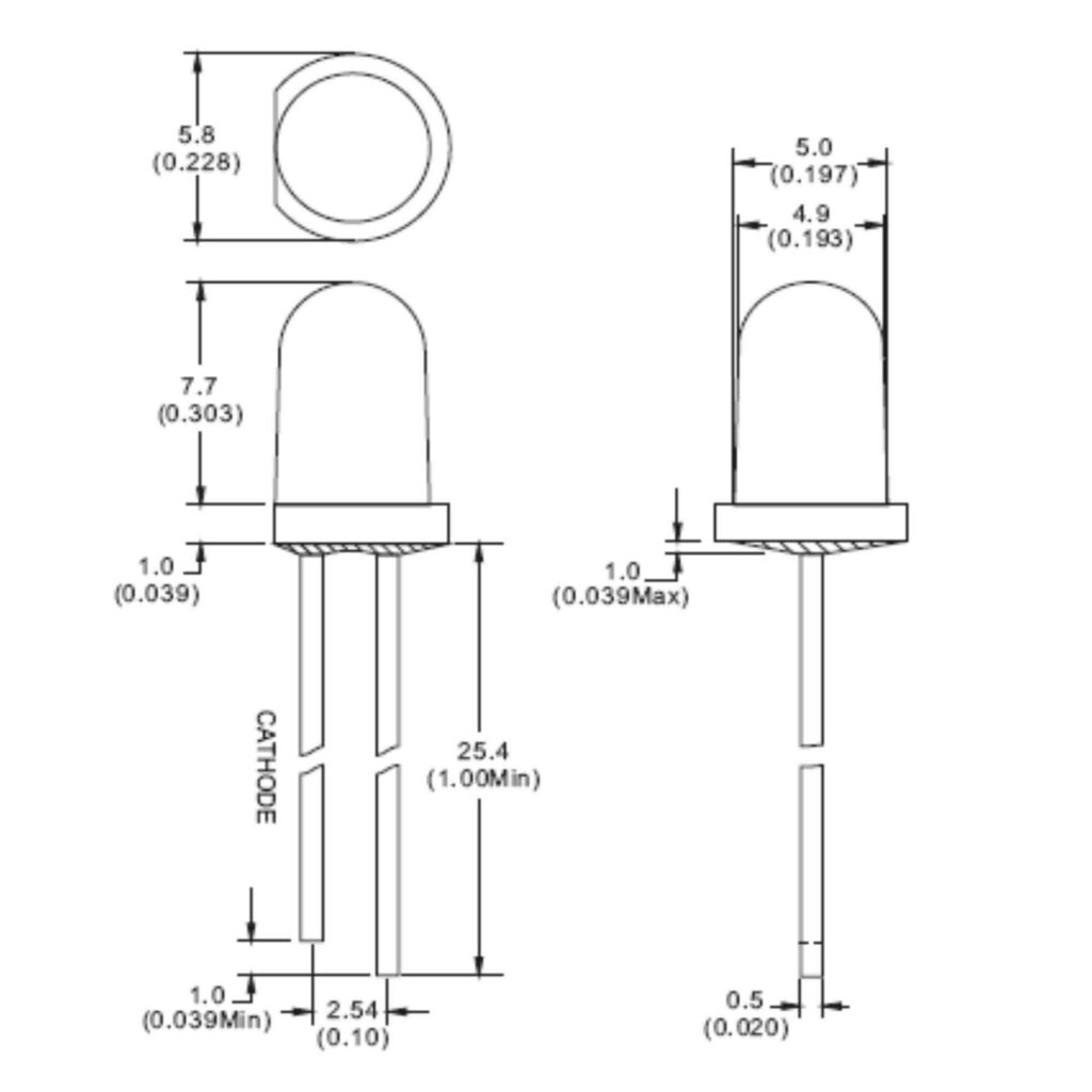 Kit Led Emissor + Led Receptor IR Infravermelhos
