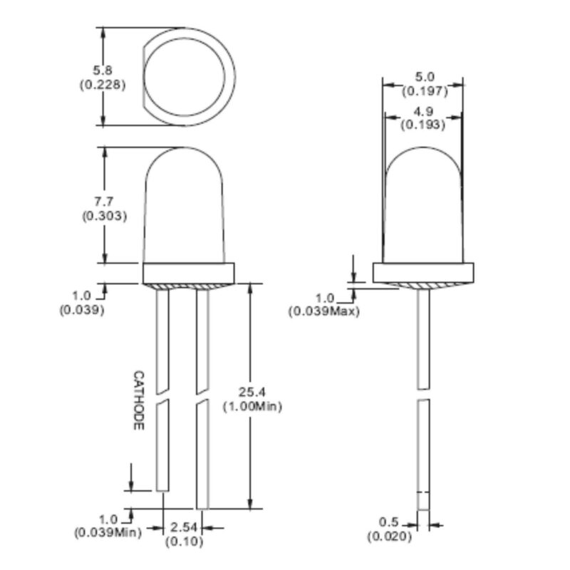 Kit Led Emissor + Led Receptor IR Infravermelhos