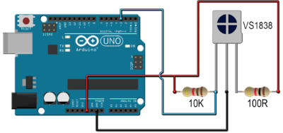 Recetor Infravermelho IR Receiver VS1838  