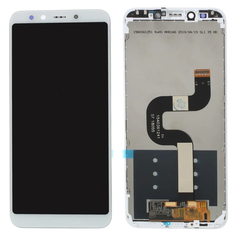 Xiaomi Mi A2 Display Touch Frame Branco OEM