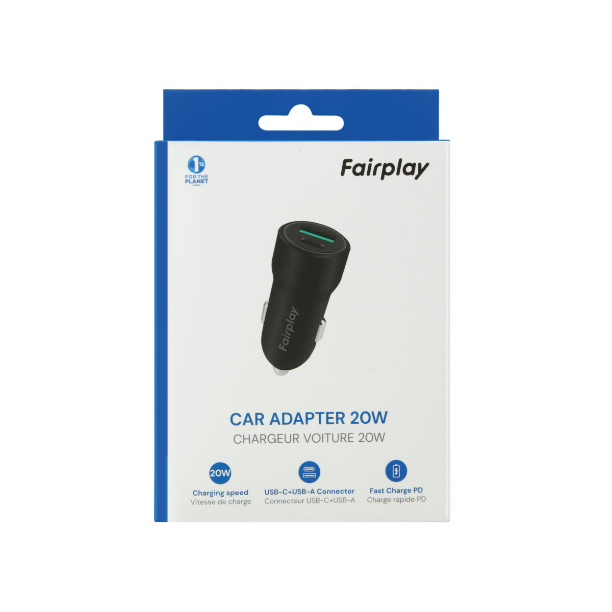 Carregador Isqueiro USB USB-C 20W Preto  - Image 2
