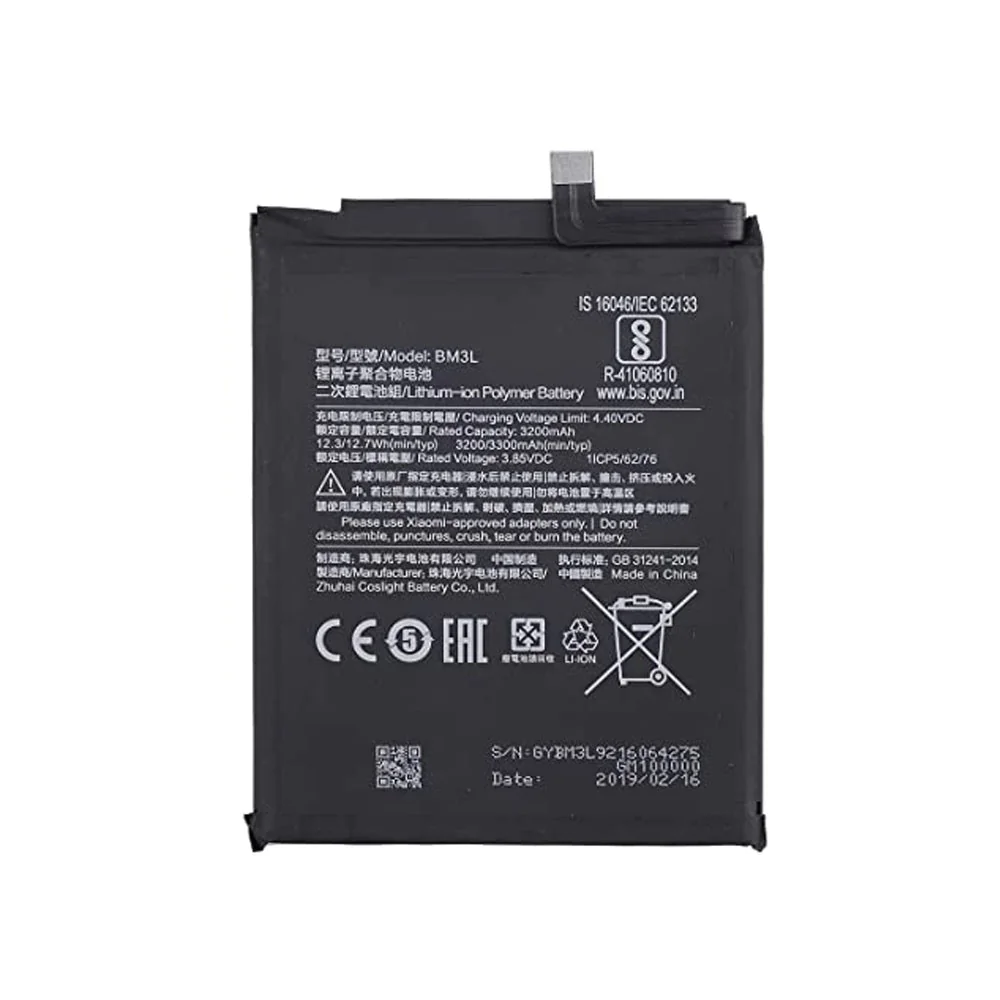 Bateria Xiaomi Mi 9 BM3L 3200mah