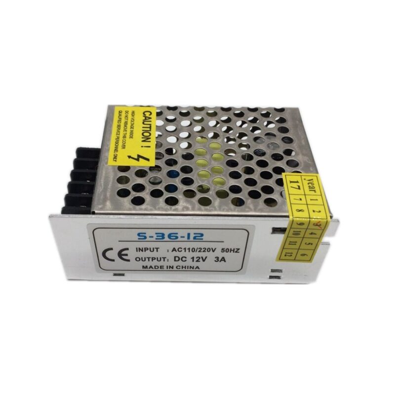 Fonte de Alimentação 12V 3A 36W S-36-12