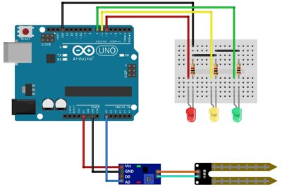 Sensor de humedad del suelo Tierra