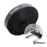 Baseus Organizador de Cabos em Velcro 3m Preto