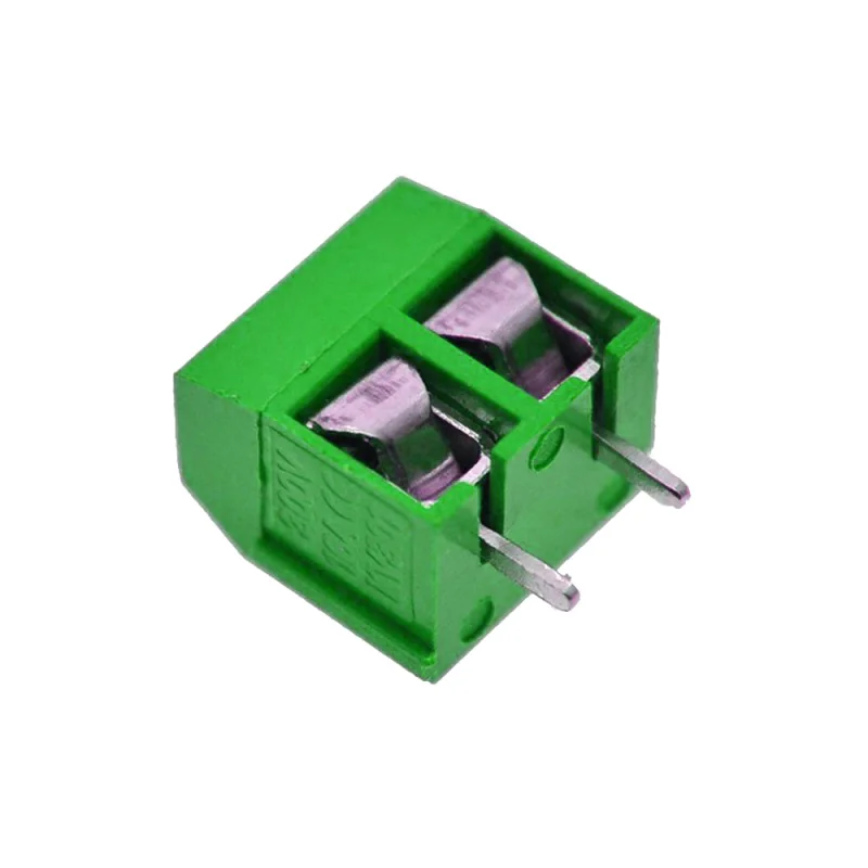 Bloco de 2 Terminais - Parafuso para PCB 5mm Verde