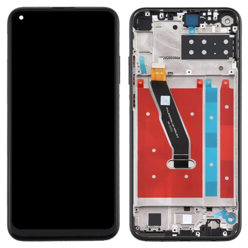 Huawei P40 Lite E Display Touch e Frame Preto