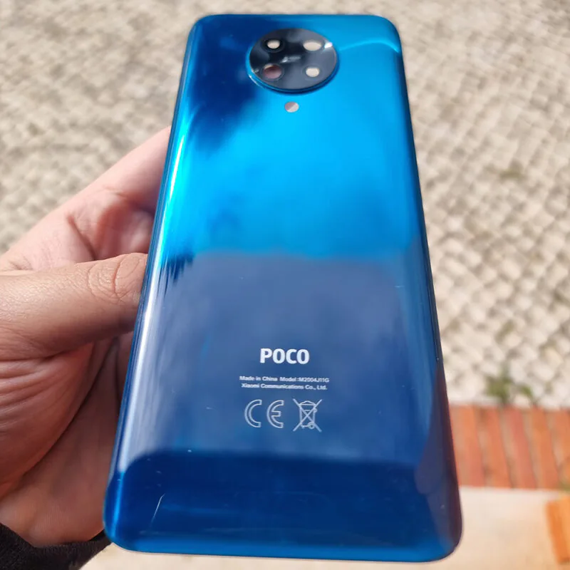 Tampa Traseira Xiaomi Poco F2 Pro Azul Grau B