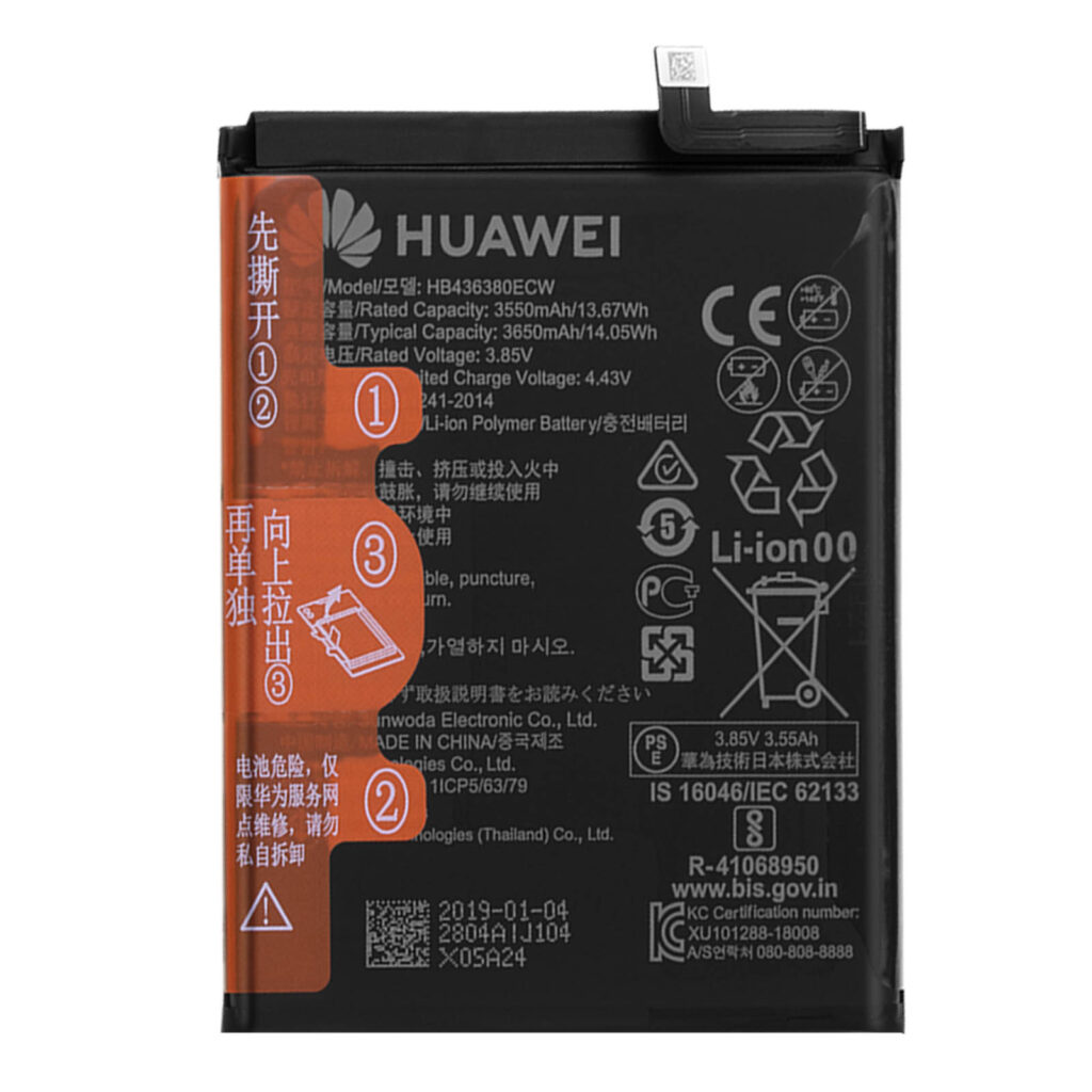 Bateria Huawei P30 HB436380ECW 3650mAh